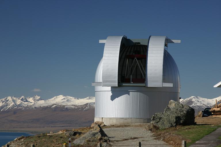 The MOA Telescope, Mt John, Tekapo, NZ. (Photo. Frazer Gunn)